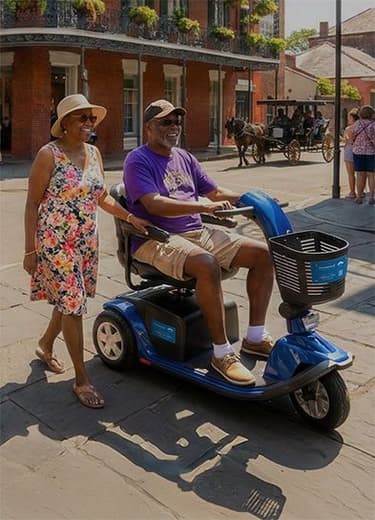 Rent mobility equipment in New Orleans